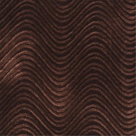 Fine-Line 54 in. Wide Brown, Classic Velvet Swirl Automotive, Residential And Commercial Upholstery Velvet FI59981